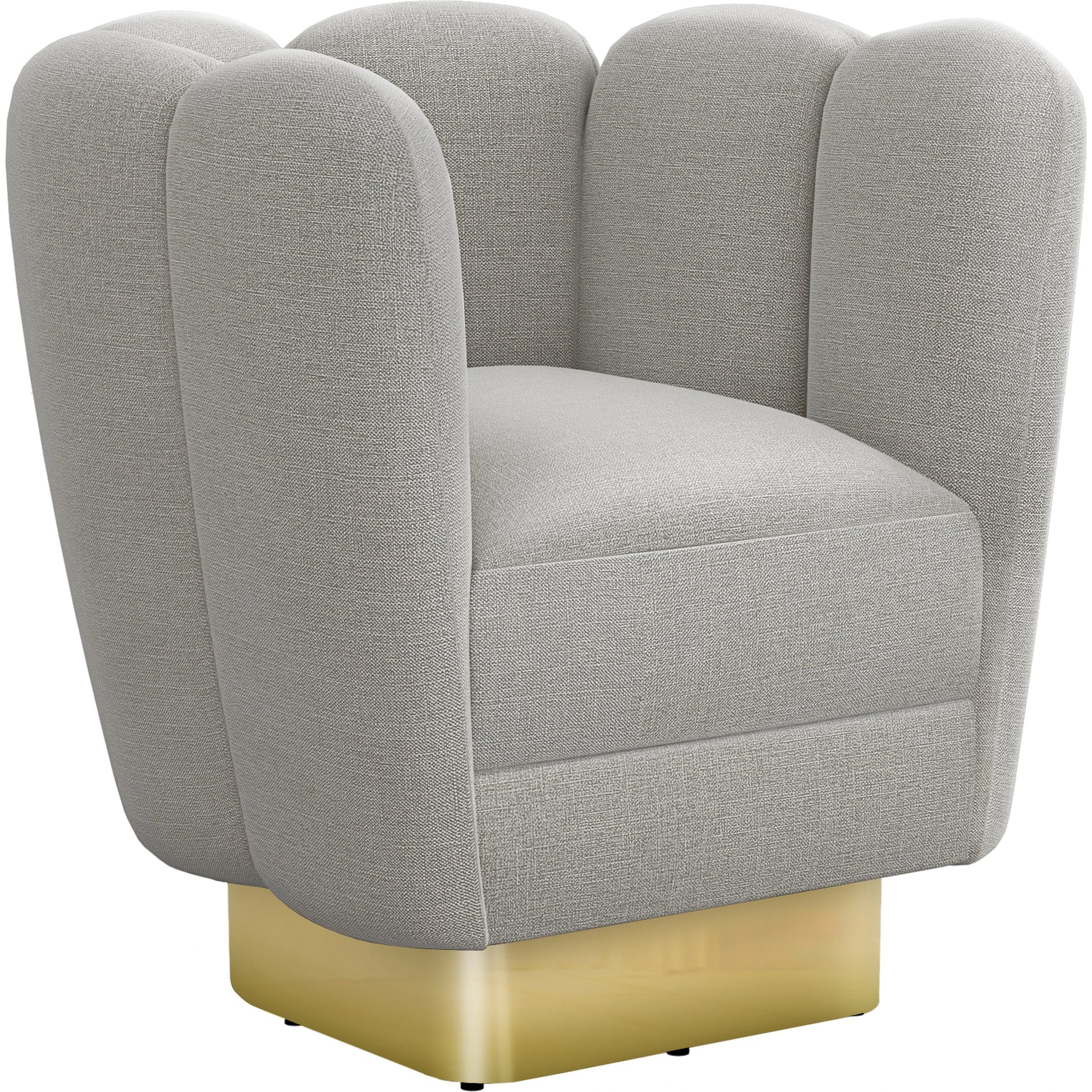 Gallery Brass Swivel Chair by Interlude Home. Made from unique in a modern style.