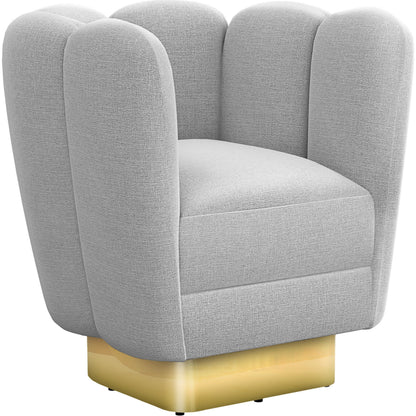 Gallery Brass Swivel Chair by Interlude Home. Made from unique in a modern style.