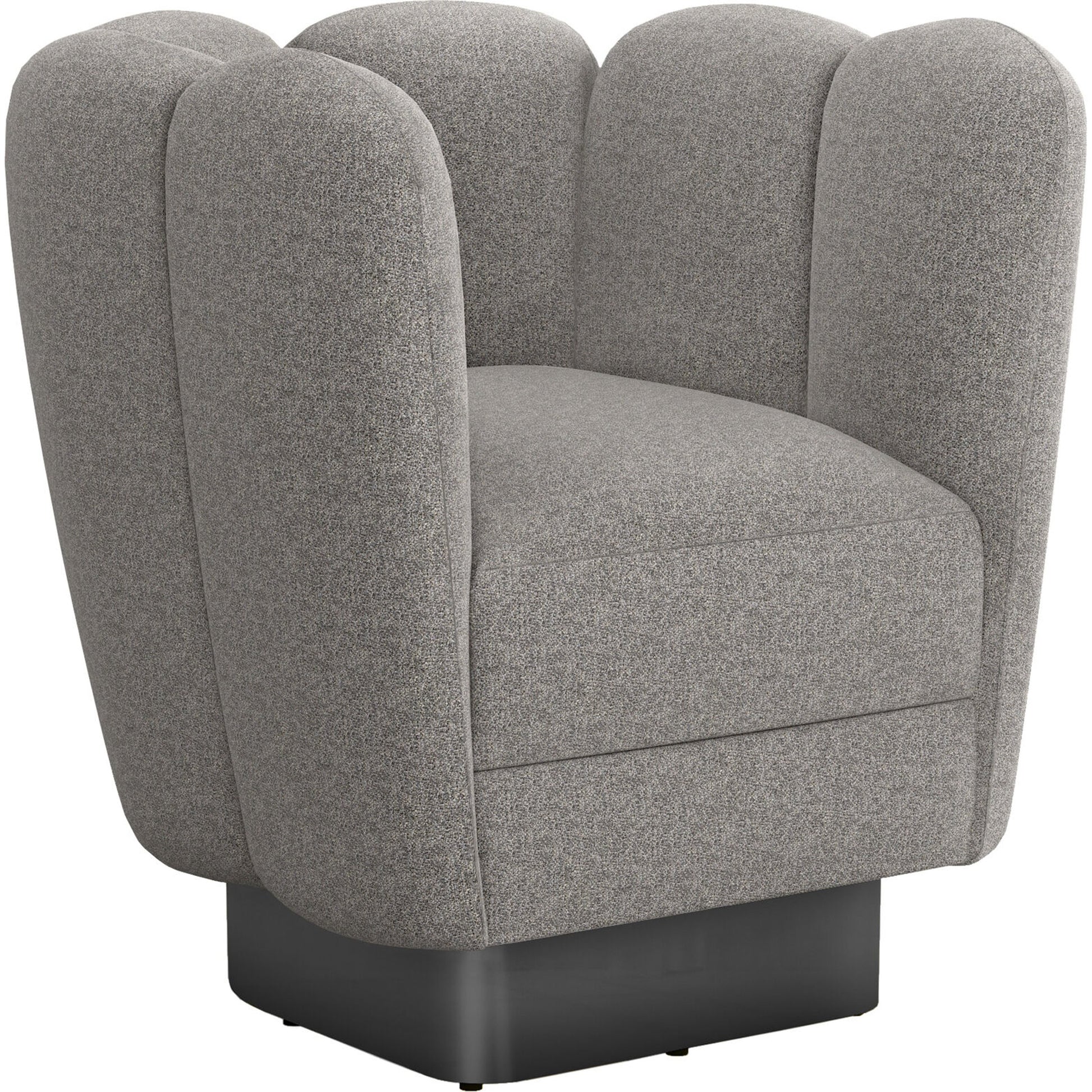 Gallery Gunmetal Swivel Chair by Interlude Home. Made from unique in a modern style.