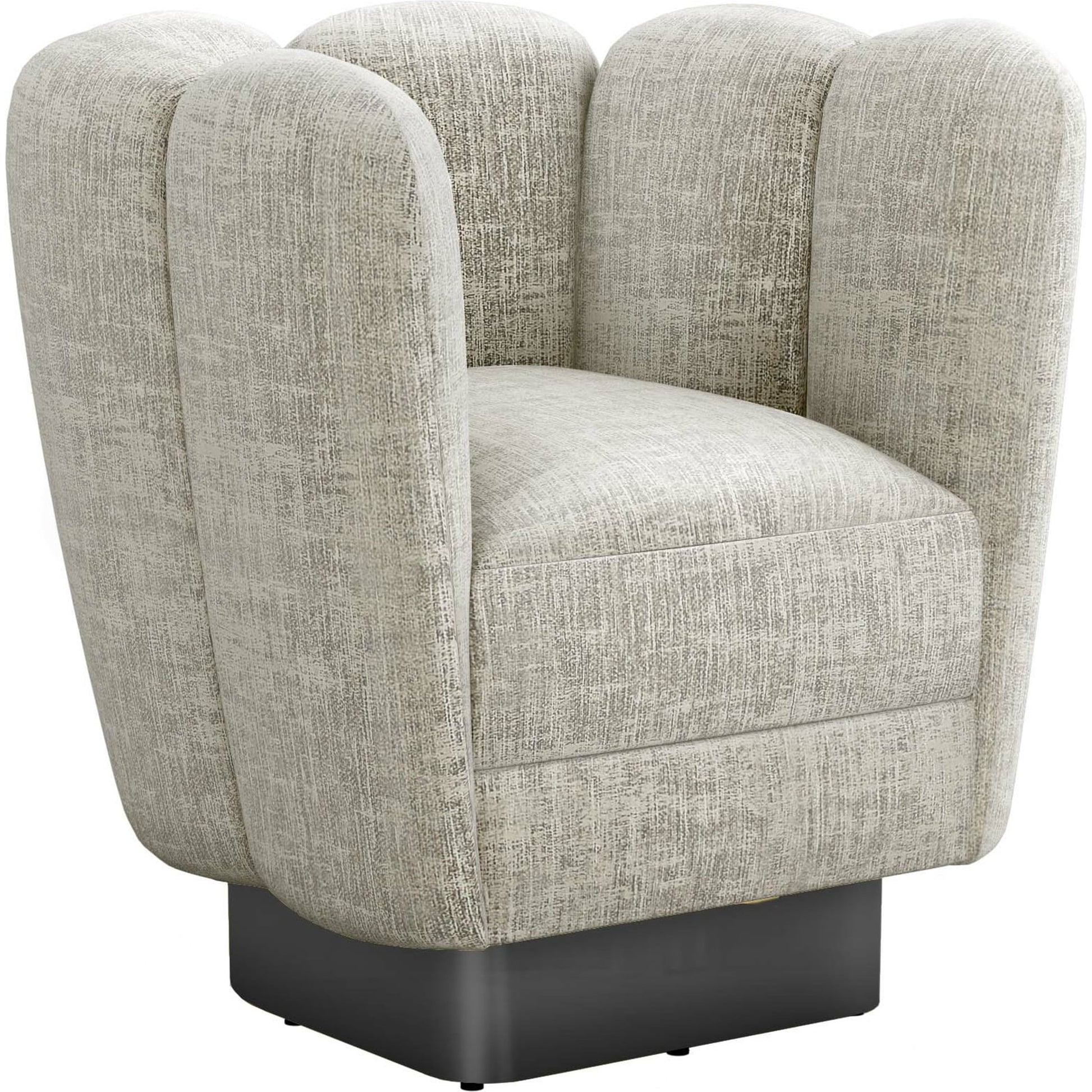 Gallery Gunmetal Swivel Chair by Interlude Home. Made from unique in a modern style.