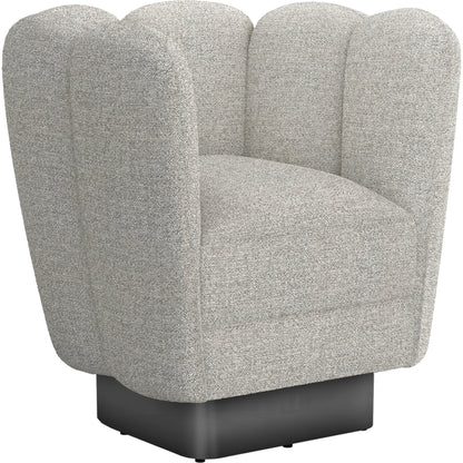 Gallery Gunmetal Swivel Chair by Interlude Home. Made from unique in a modern style.