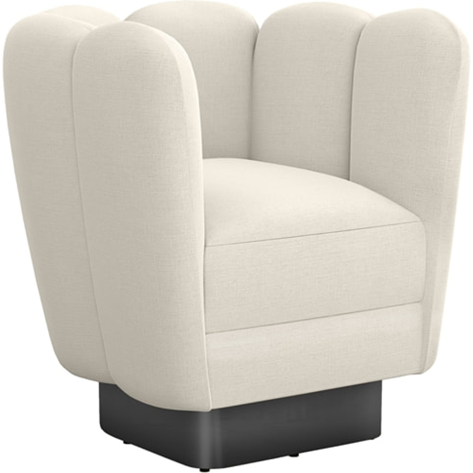 Gallery Gunmetal Swivel Chair by Interlude Home. Made from unique in a modern style.