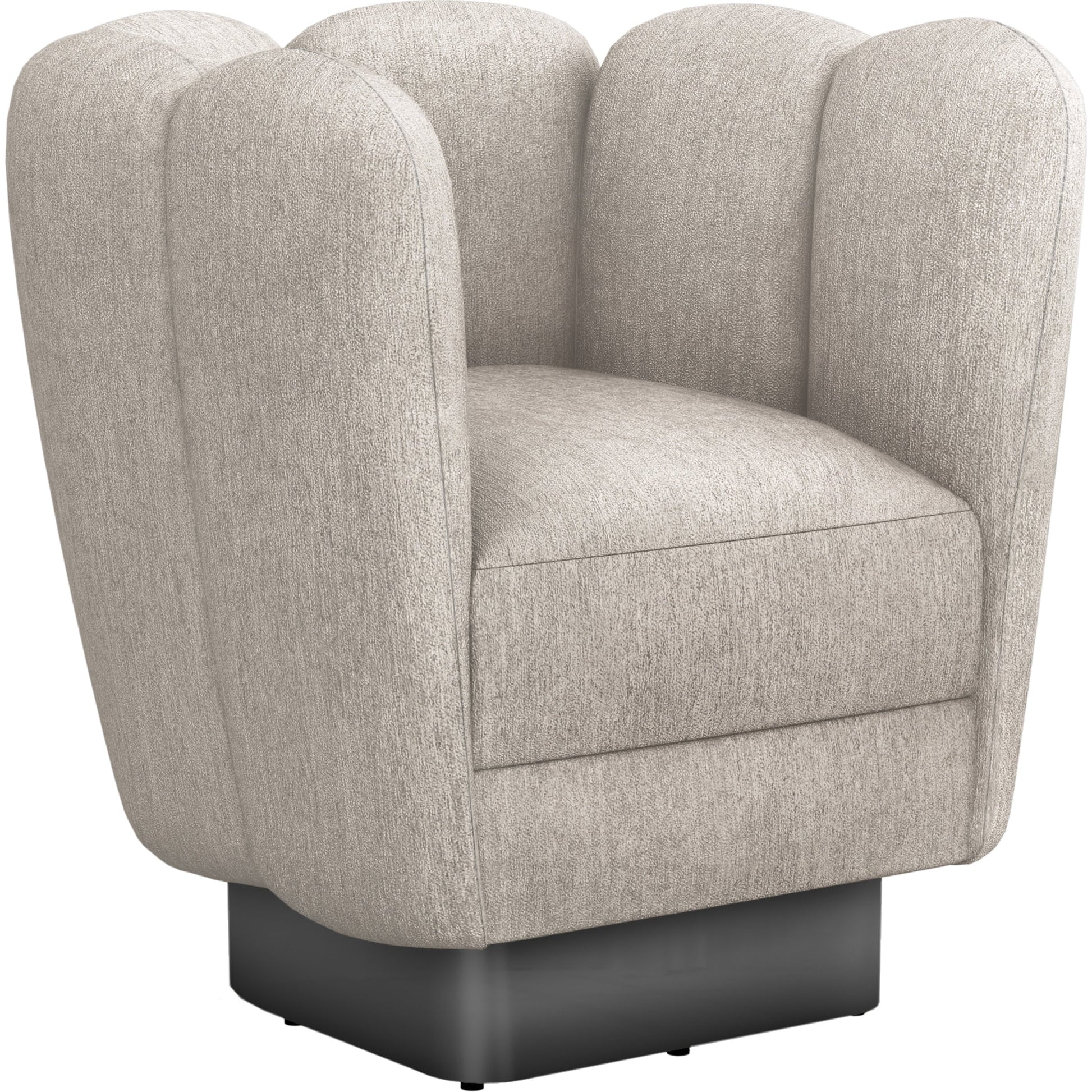 Gallery Gunmetal Swivel Chair by Interlude Home. Made from unique in a modern style.