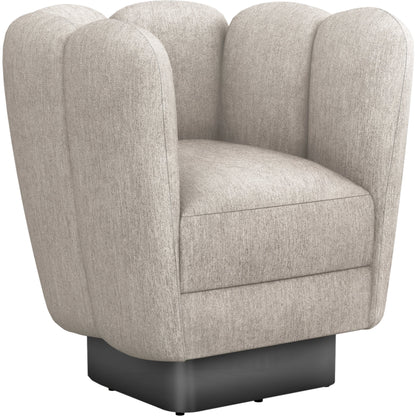 Gallery Gunmetal Swivel Chair by Interlude Home. Made from unique in a modern style.