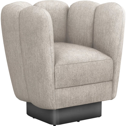 Gallery Gunmetal Swivel Chair by Interlude Home. Made from unique in a modern style.