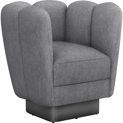 Gallery Gunmetal Swivel Chair by Interlude Home. Made from unique in a modern style.