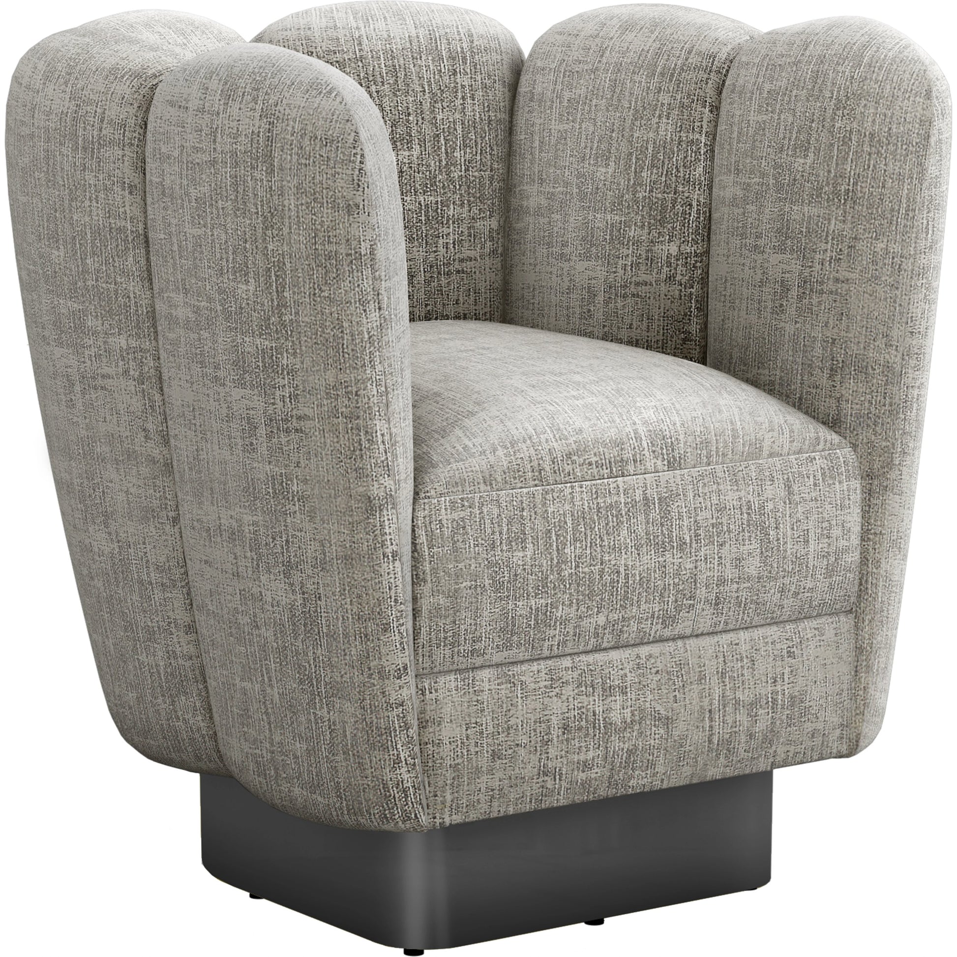 Gallery Gunmetal Swivel Chair by Interlude Home. Made from unique in a modern style.