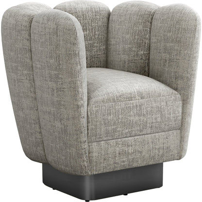 Gallery Gunmetal Swivel Chair by Interlude Home. Made from unique in a modern style.