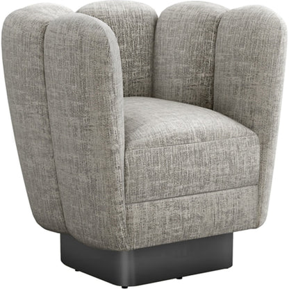 Gallery Gunmetal Swivel Chair by Interlude Home. Made from unique in a modern style.
