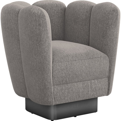 Gallery Gunmetal Swivel Chair by Interlude Home. Made from unique in a modern style.