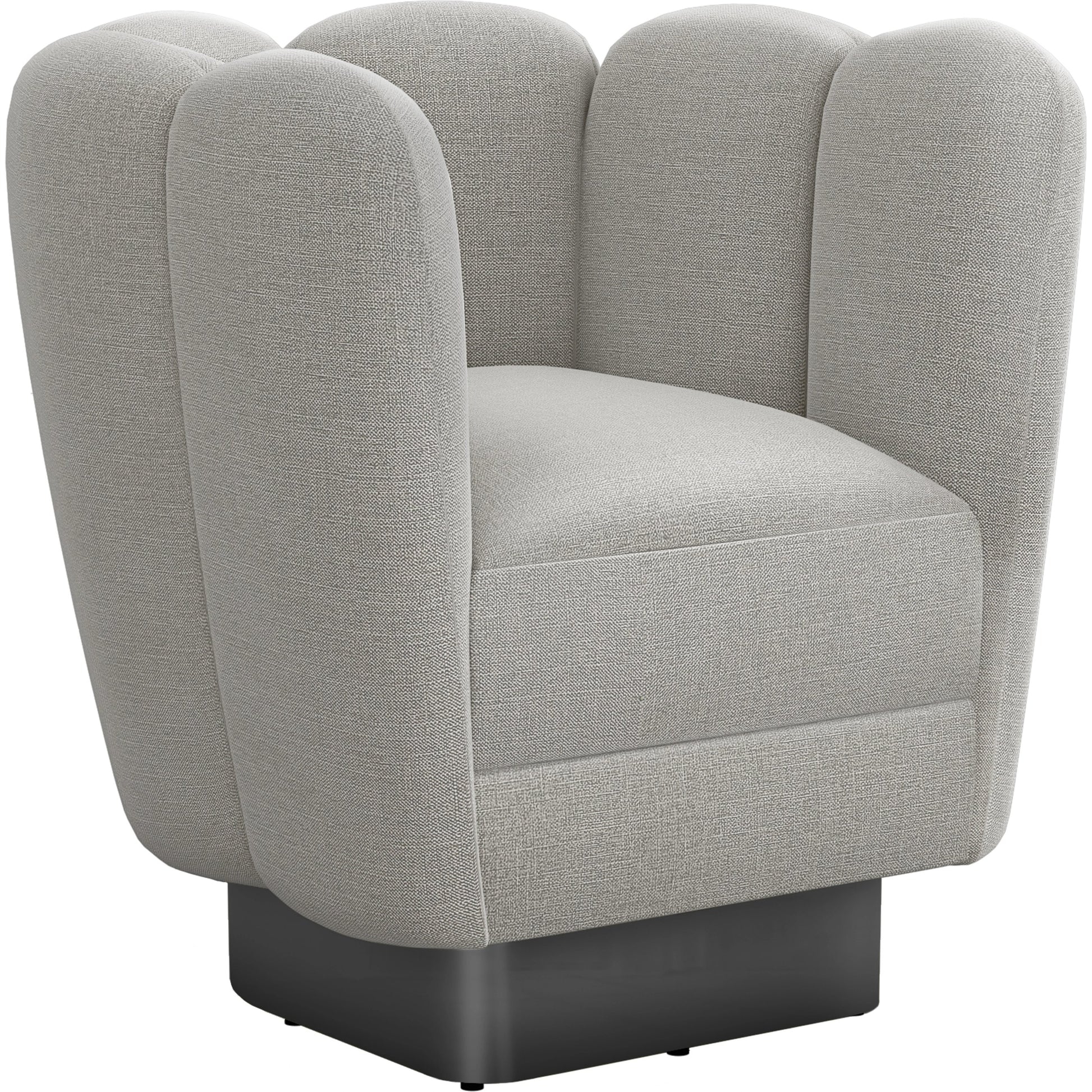 Gallery Gunmetal Swivel Chair by Interlude Home. Made from unique in a modern style.