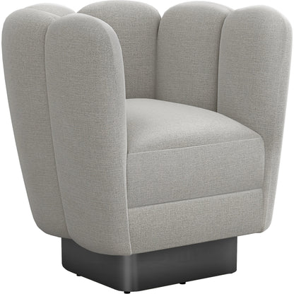 Gallery Gunmetal Swivel Chair by Interlude Home. Made from unique in a modern style.