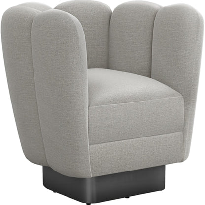 Gallery Gunmetal Swivel Chair by Interlude Home. Made from unique in a modern style.