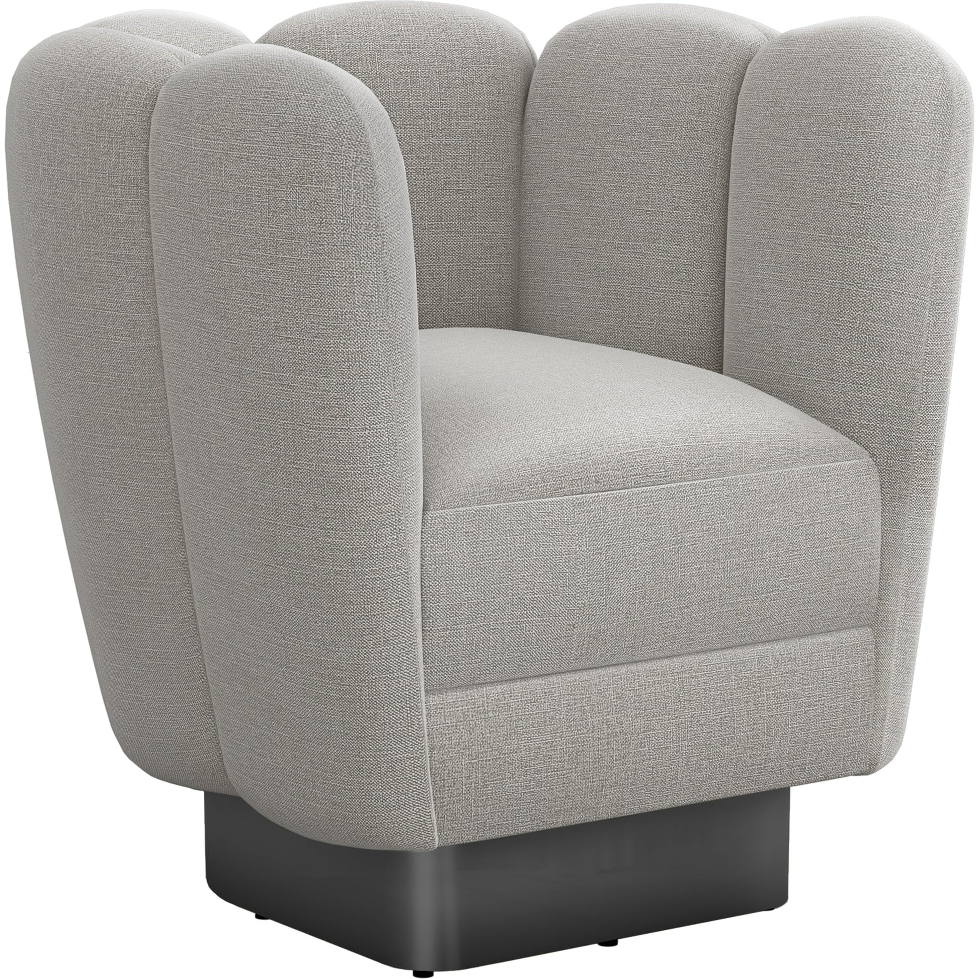 Gallery Gunmetal Swivel Chair by Interlude Home. Made from unique in a modern style.