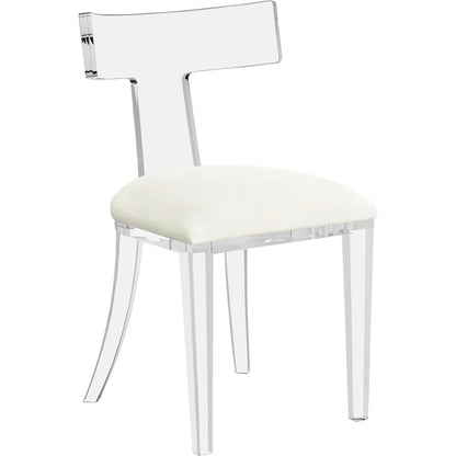 Tristan Acrylic Chair by Interlude Home. Made from unique in a coastal style.