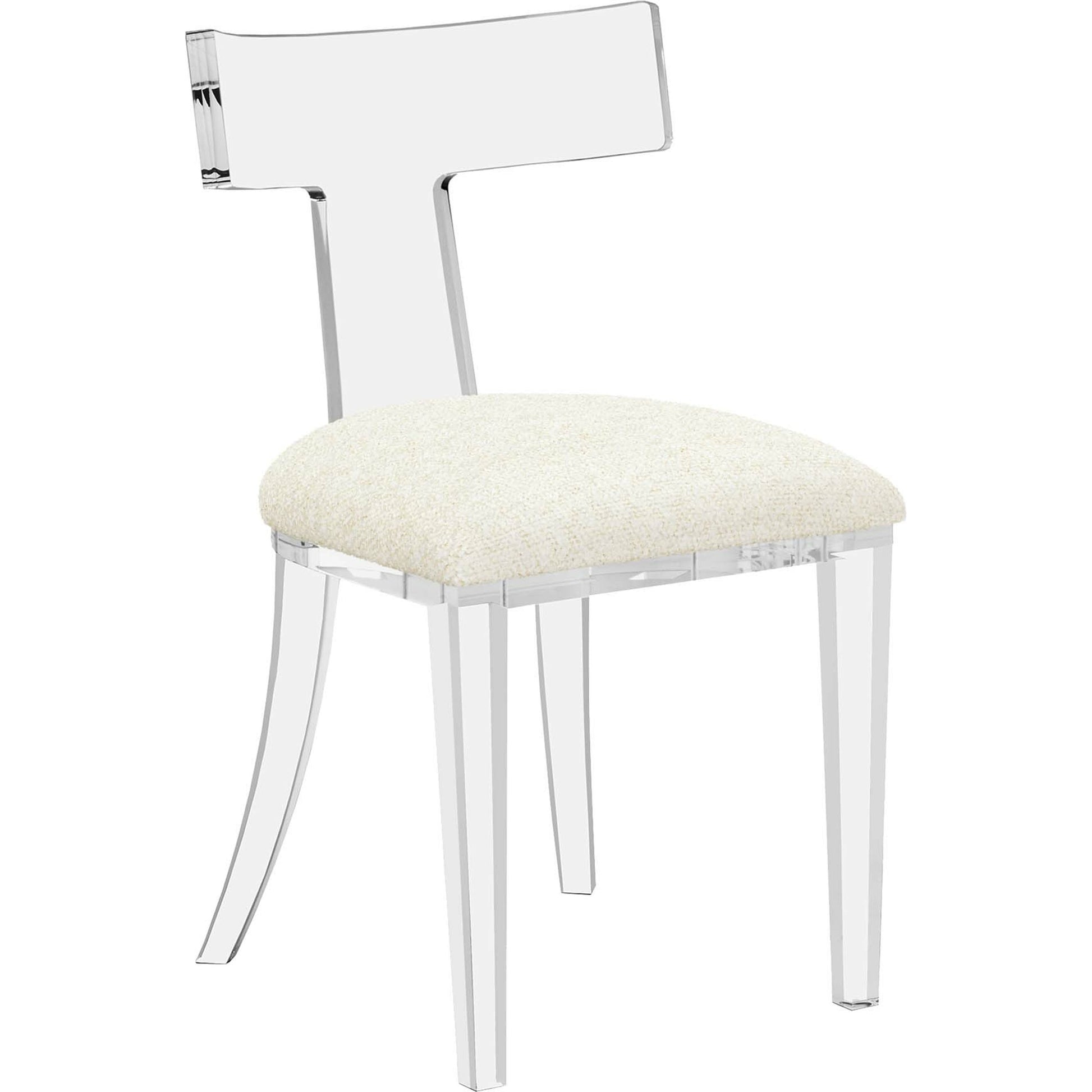 Tristan Acrylic Chair by Interlude Home. Made from unique in a coastal style.