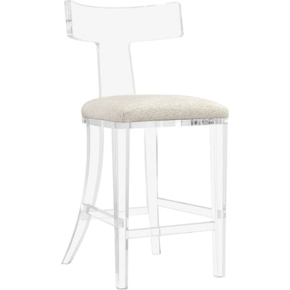 Tristan Acrylic Counter Stool by Interlude Home. Made from unique in a coastal style.