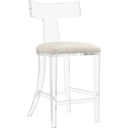 Tristan Acrylic Counter Stool by Interlude Home. Made from unique in a coastal style.