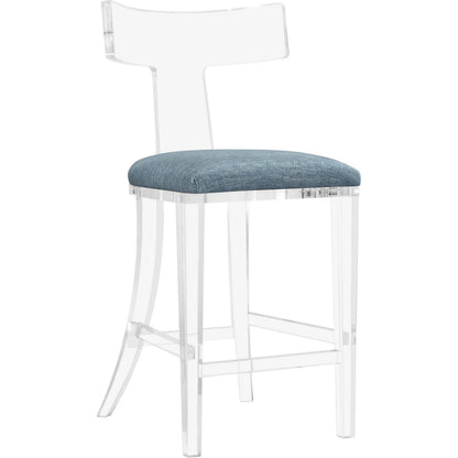 Tristan Acrylic Counter Stool by Interlude Home. Made from unique in a coastal style.