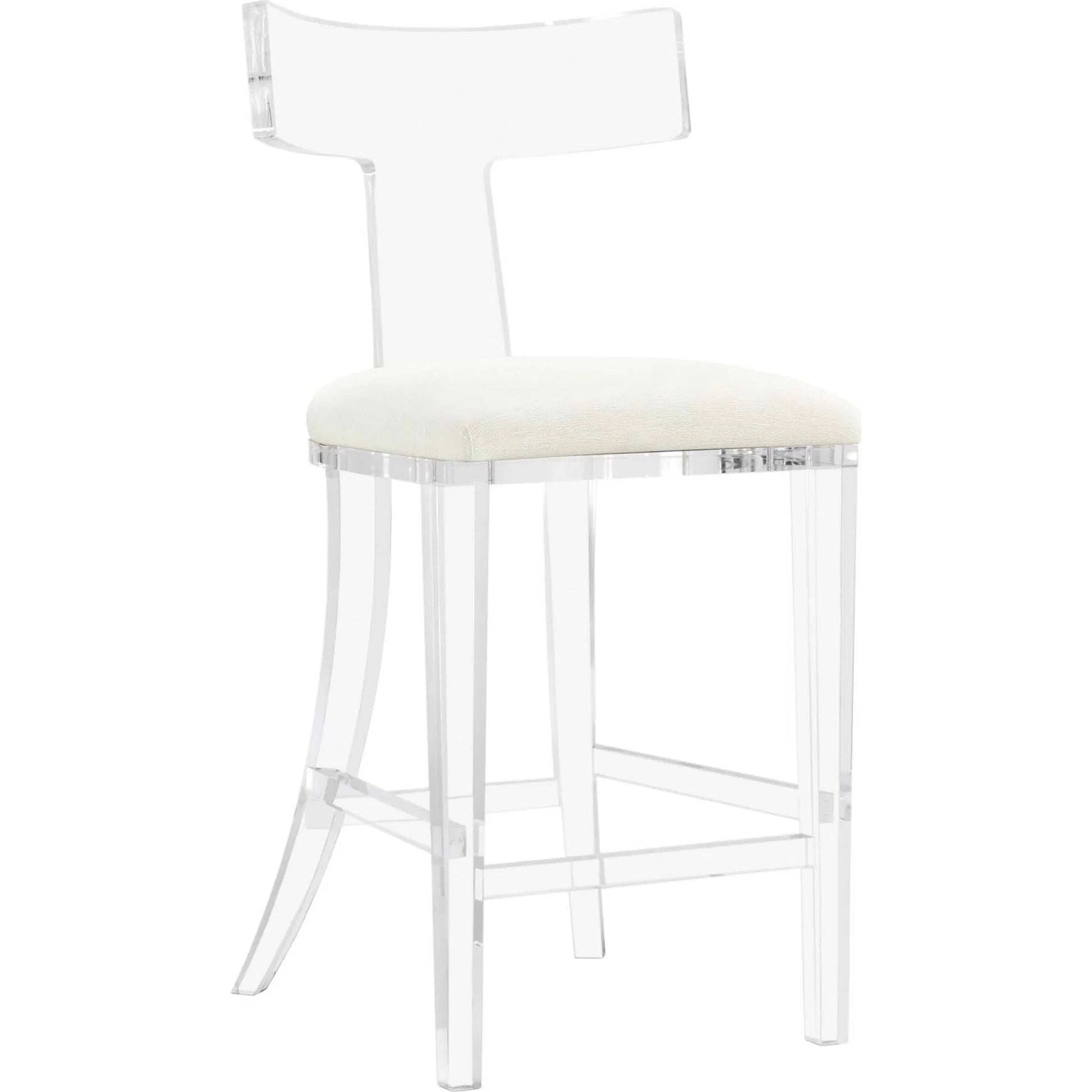 Tristan Acrylic Counter Stool by Interlude Home. Made from unique in a coastal style.