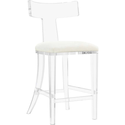 Tristan Acrylic Counter Stool by Interlude Home. Made from unique in a coastal style.