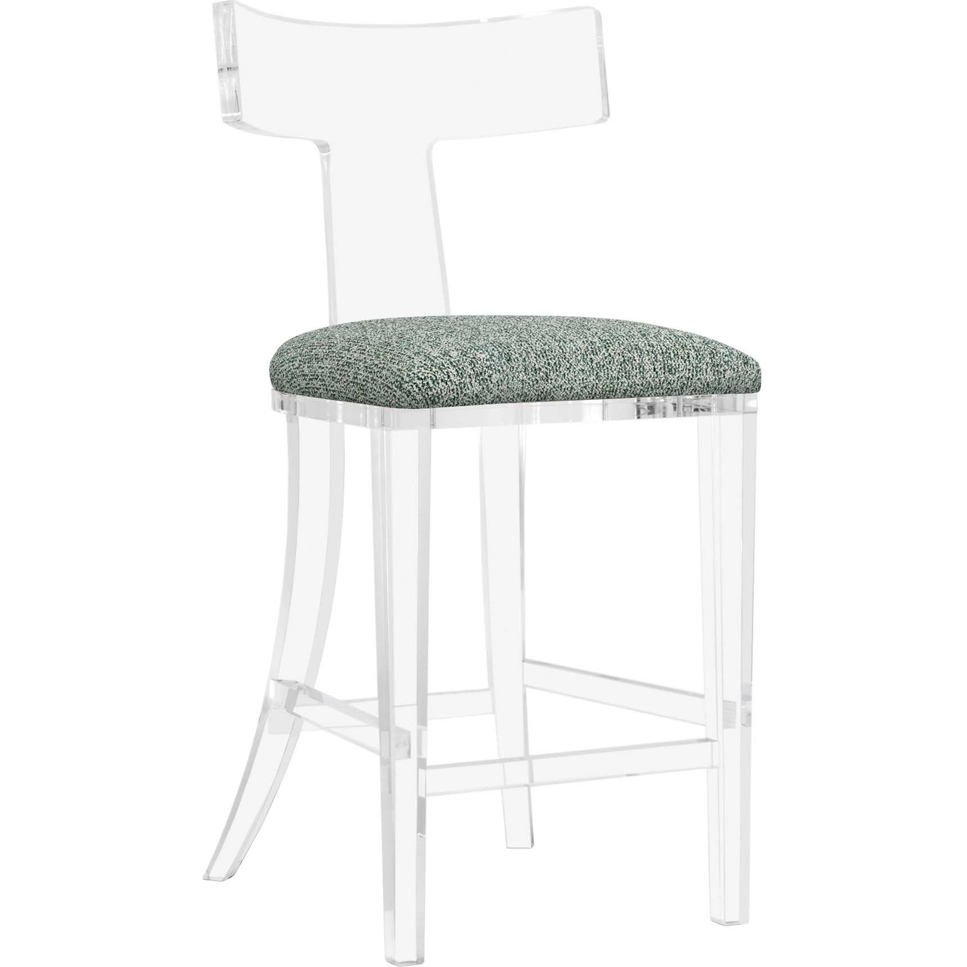 Tristan Acrylic Counter Stool by Interlude Home. Made from unique in a coastal style.