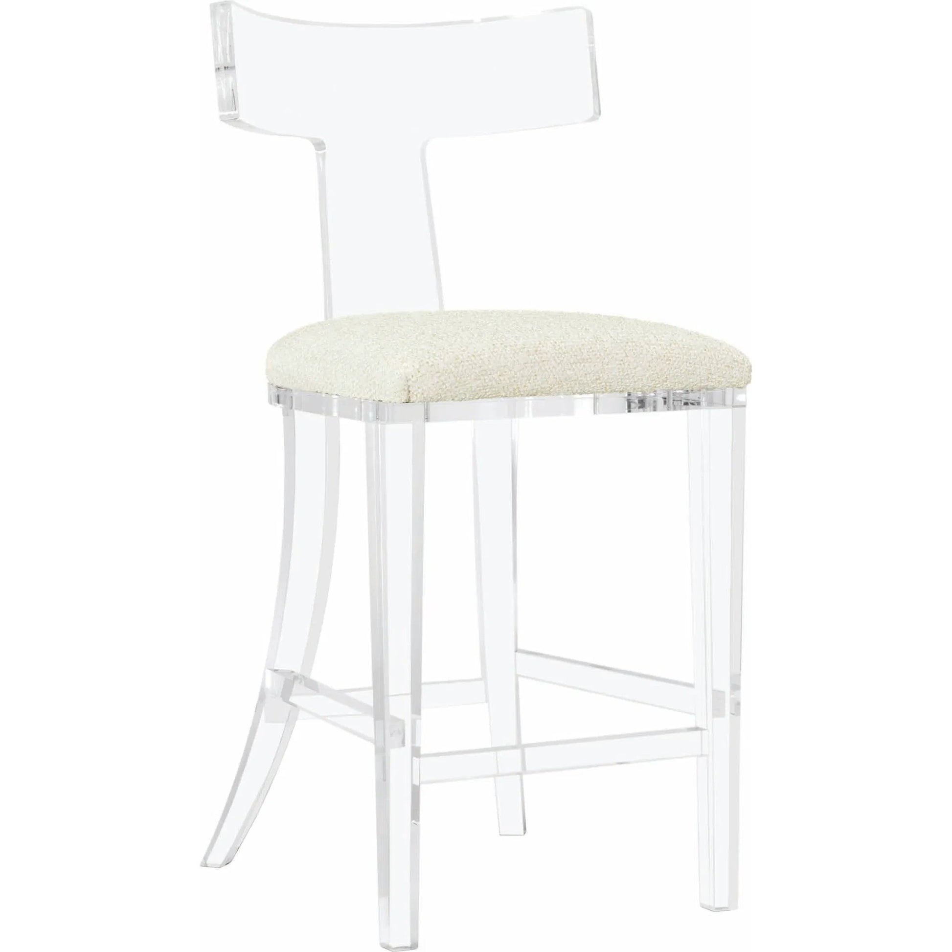 Tristan Acrylic Counter Stool by Interlude Home. Made from unique in a coastal style.