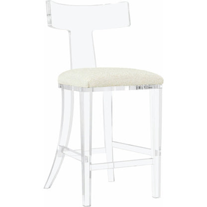 Tristan Acrylic Counter Stool by Interlude Home. Made from unique in a coastal style.