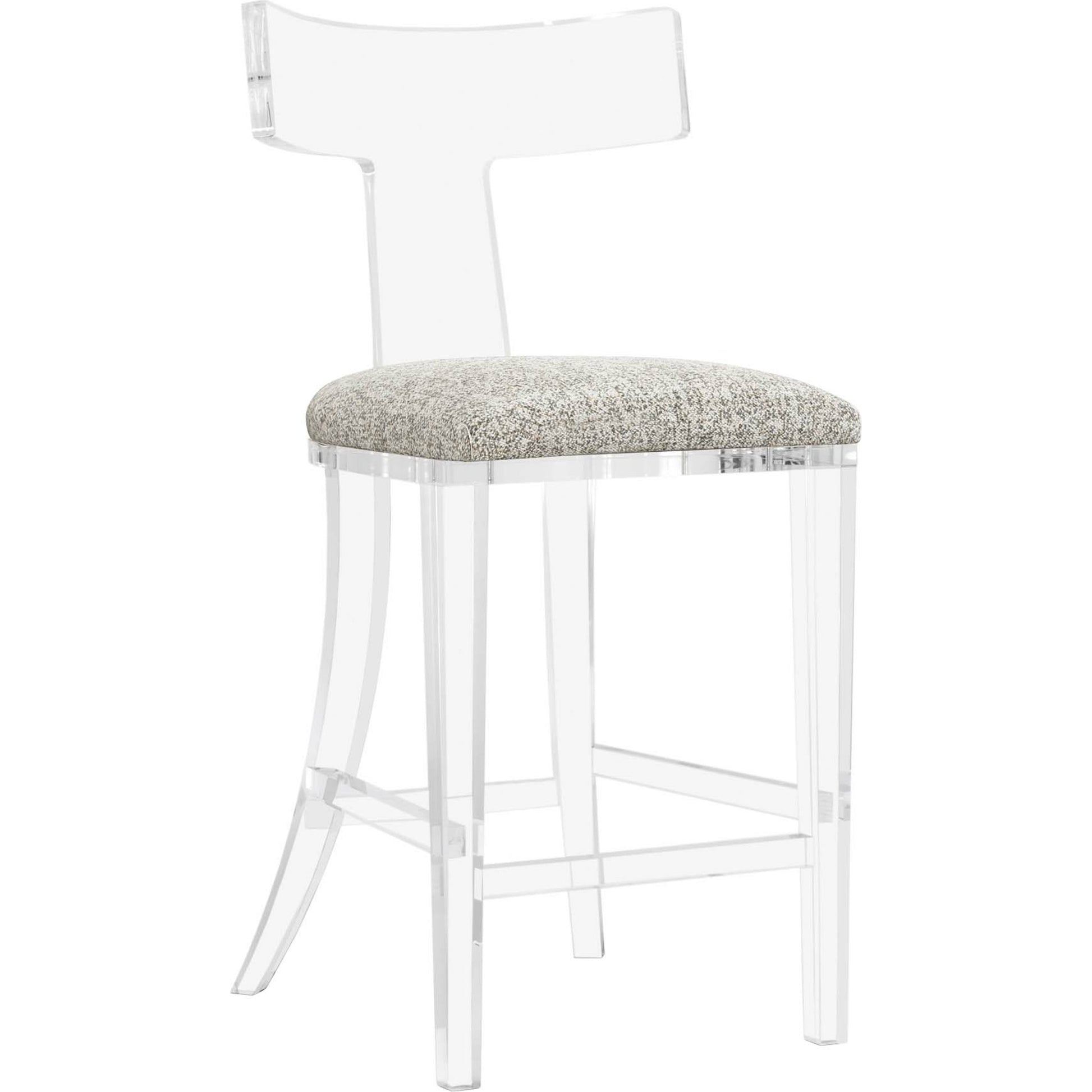 Tristan Acrylic Counter Stool by Interlude Home. Made from unique in a coastal style.
