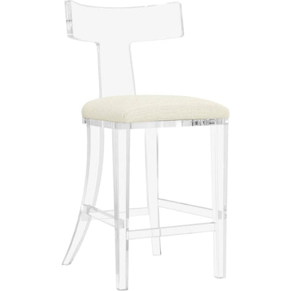 Tristan Acrylic Counter Stool by Interlude Home. Made from unique in a coastal style.