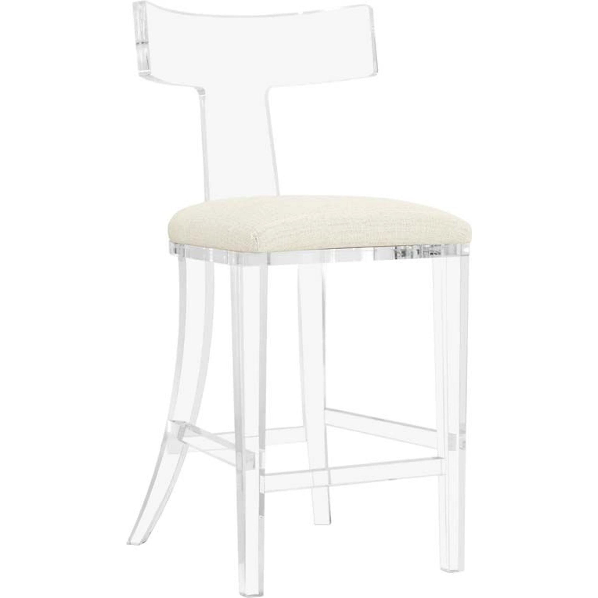 Tristan Acrylic Counter Stool by Interlude Home. Made from unique in a coastal style.