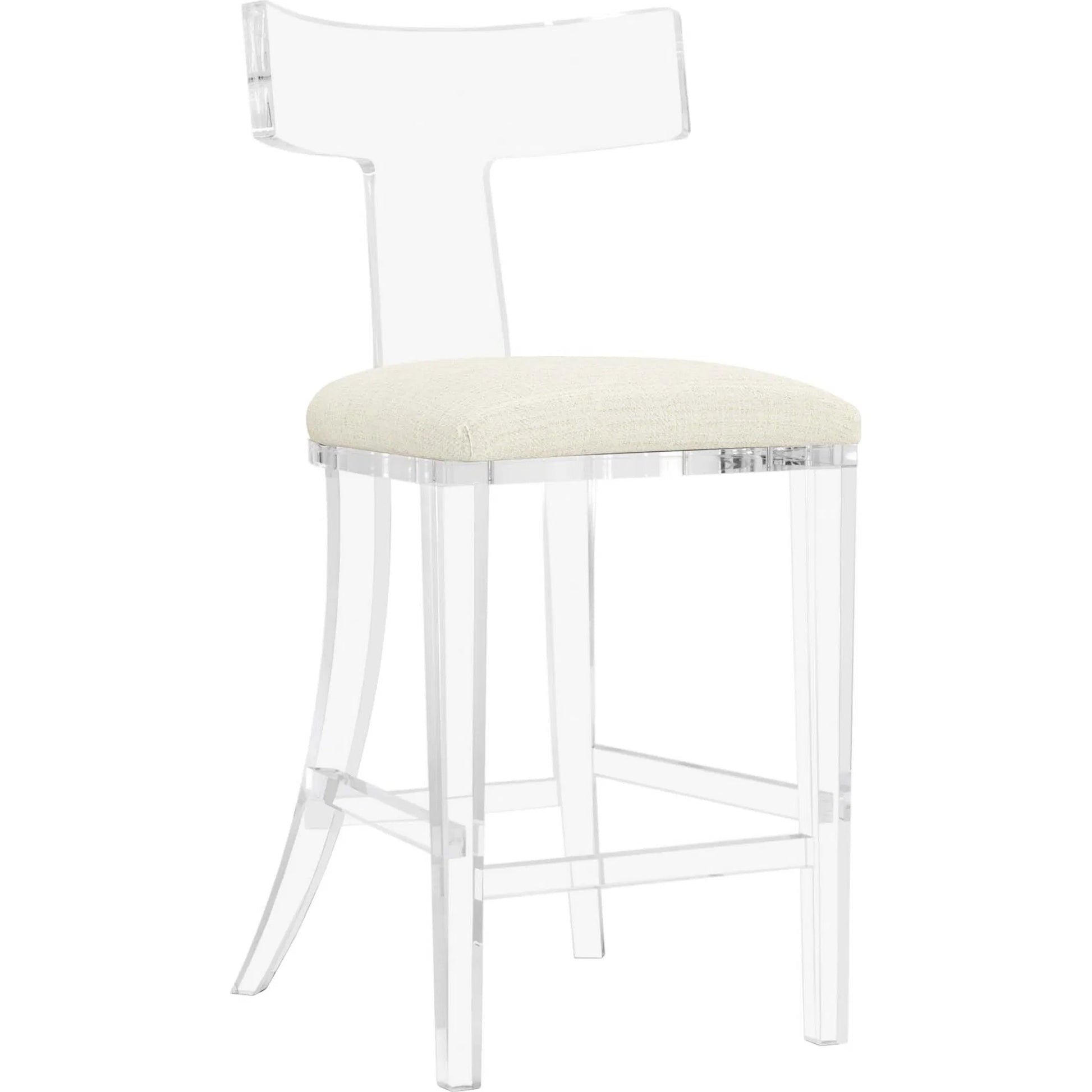 Tristan Acrylic Counter Stool by Interlude Home. Made from unique in a coastal style.