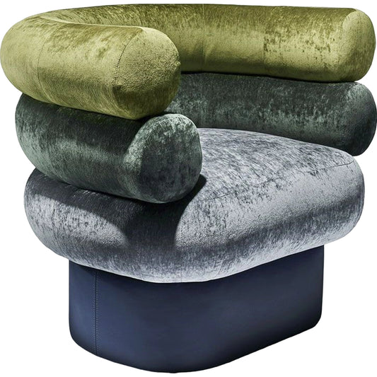 Leona Swivel Chair by Rayman Boozer by Interlude Home in grey multi. Made from unique in a modern style.