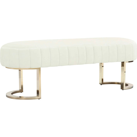 Harlow Bench by Interlude Home. Made from unique in a coastal style.