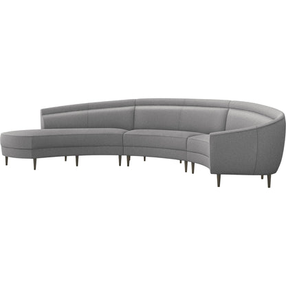 Capri Chaise Sectional Right Facing by Interlude Home. Made from unique in a transitional style.