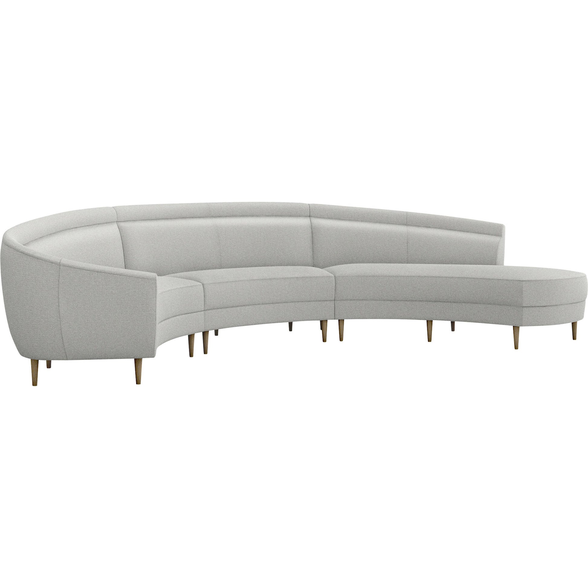 Capri Chaise Sectional Right Facing by Interlude Home. Made from unique in a transitional style.