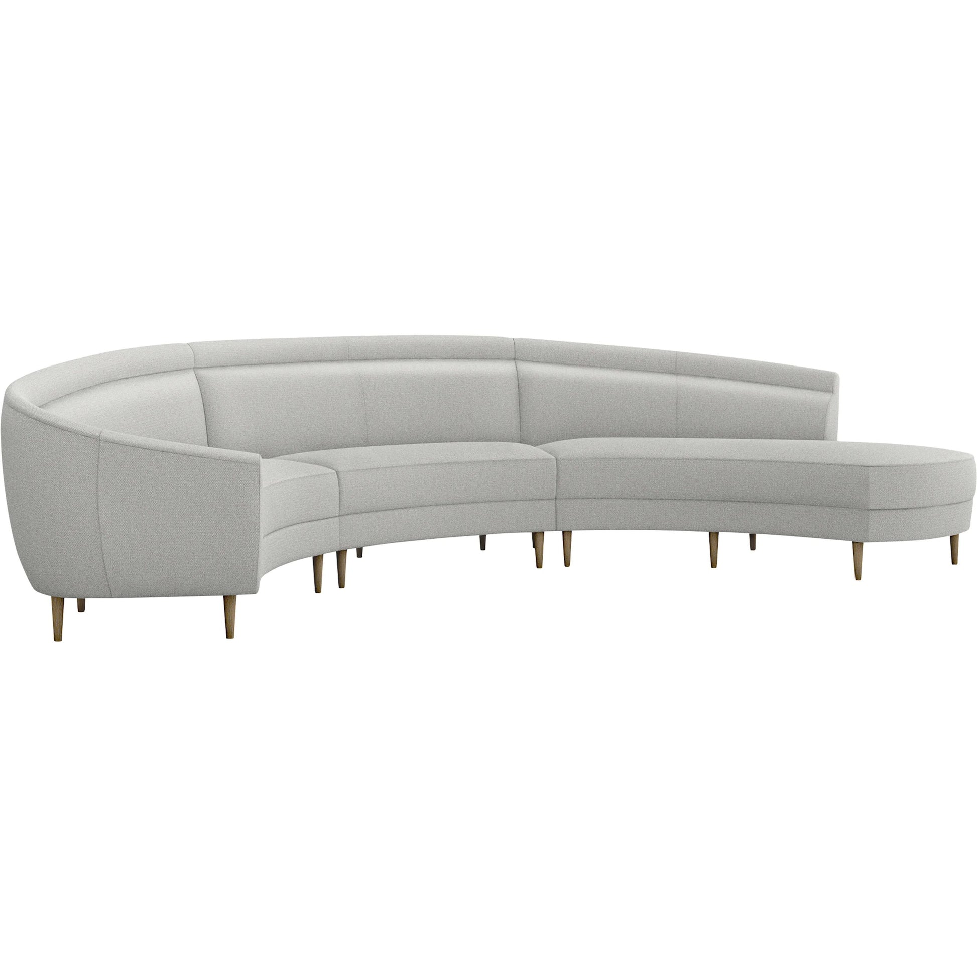Capri Chaise Sectional Right Facing by Interlude Home. Made from unique in a transitional style.