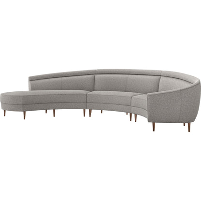 Capri Chaise Sectional Right Facing by Interlude Home. Made from unique in a transitional style.