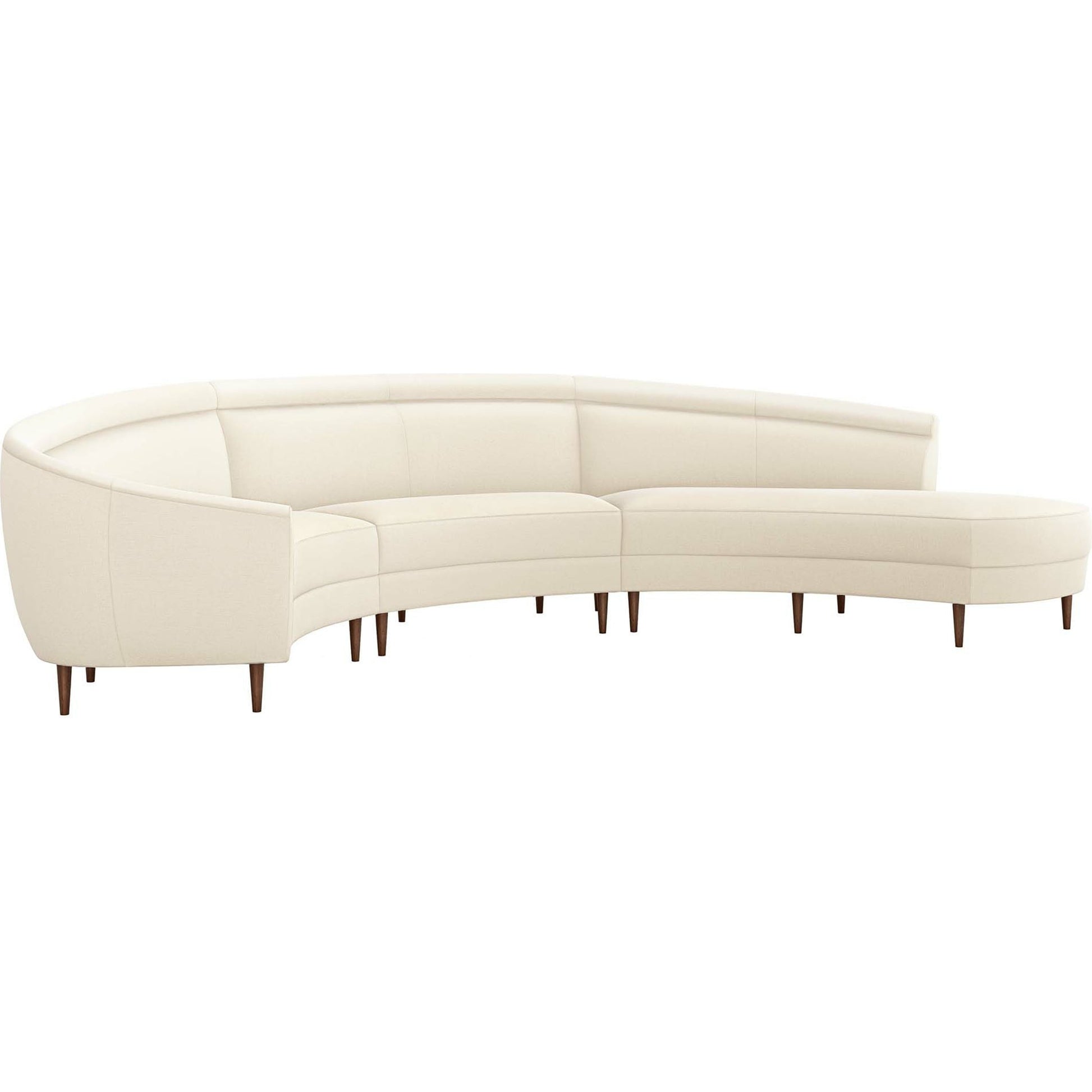 Capri Chaise Sectional Right Facing by Interlude Home. Made from unique in a transitional style.