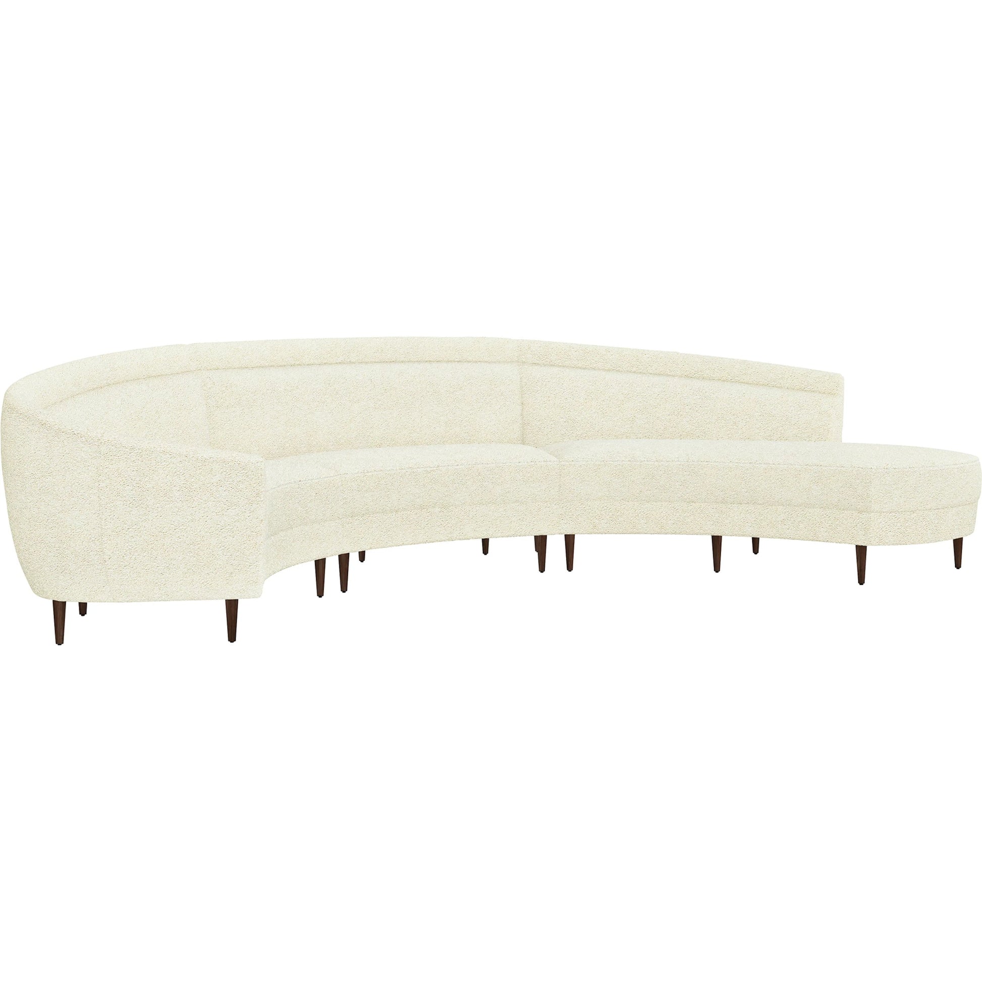 Capri Chaise Sectional Right Facing by Interlude Home. Made from unique in a transitional style.