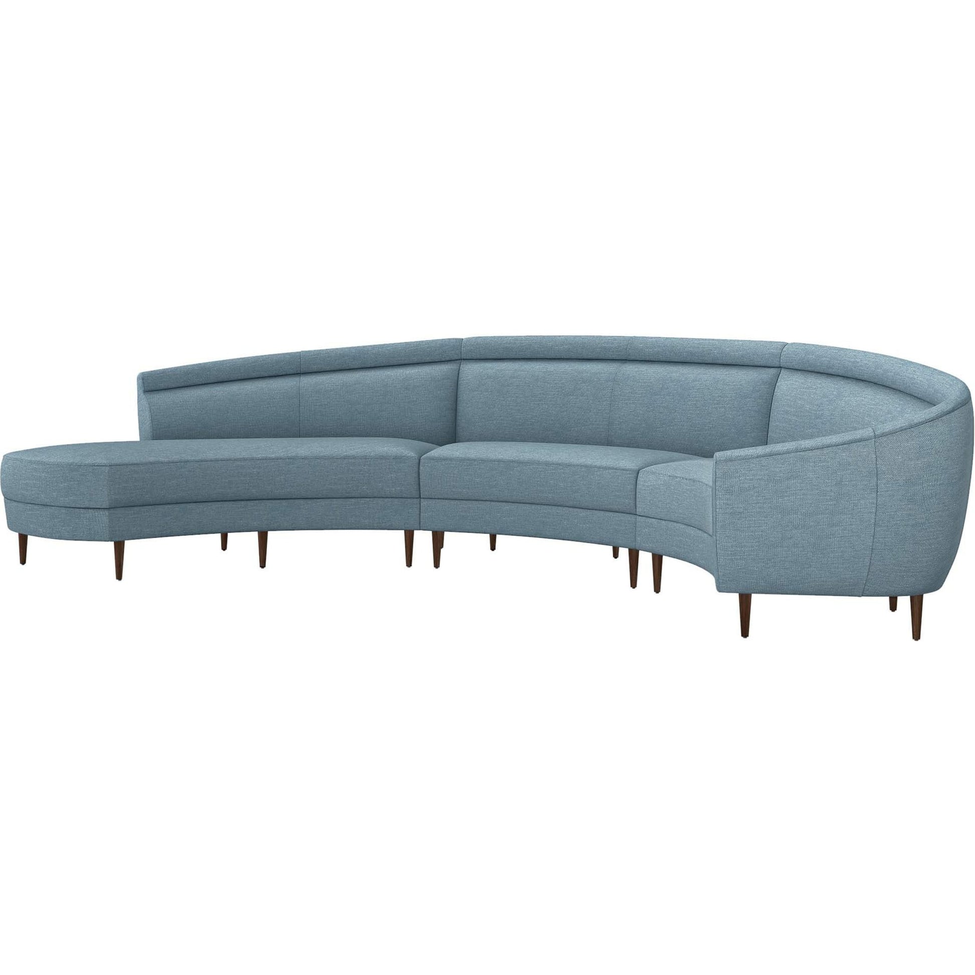 Capri Chaise Sectional Right Facing by Interlude Home. Made from unique in a transitional style.