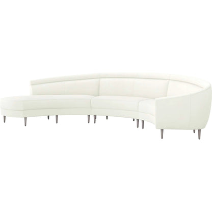 Capri Chaise Sectional Right Facing by Interlude Home. Made from unique in a transitional style.