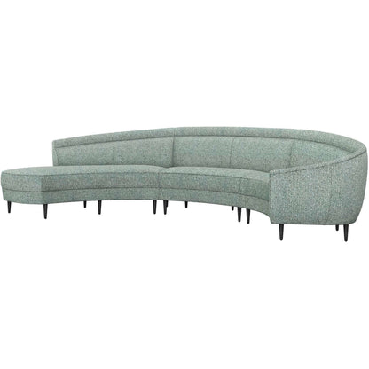 Capri Chaise Sectional Right Facing by Interlude Home. Made from unique in a transitional style.
