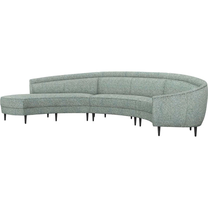 Capri Chaise Sectional Right Facing by Interlude Home. Made from unique in a transitional style.