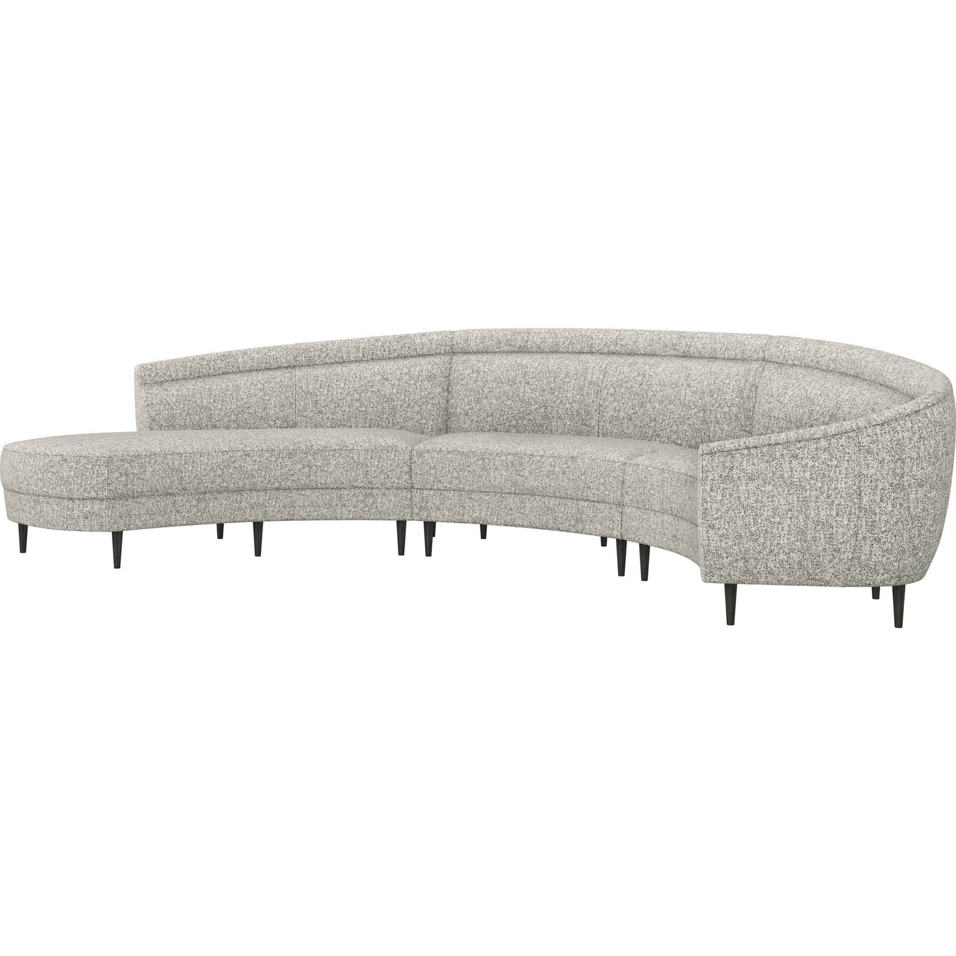 Capri Chaise Sectional Right Facing by Interlude Home. Made from unique in a transitional style.