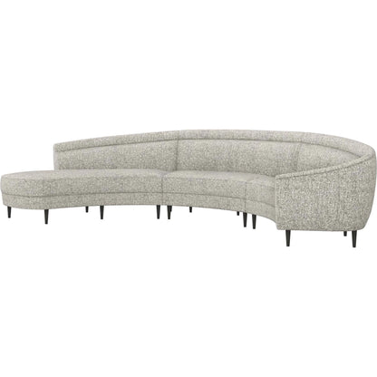 Capri Chaise Sectional Right Facing by Interlude Home. Made from unique in a transitional style.