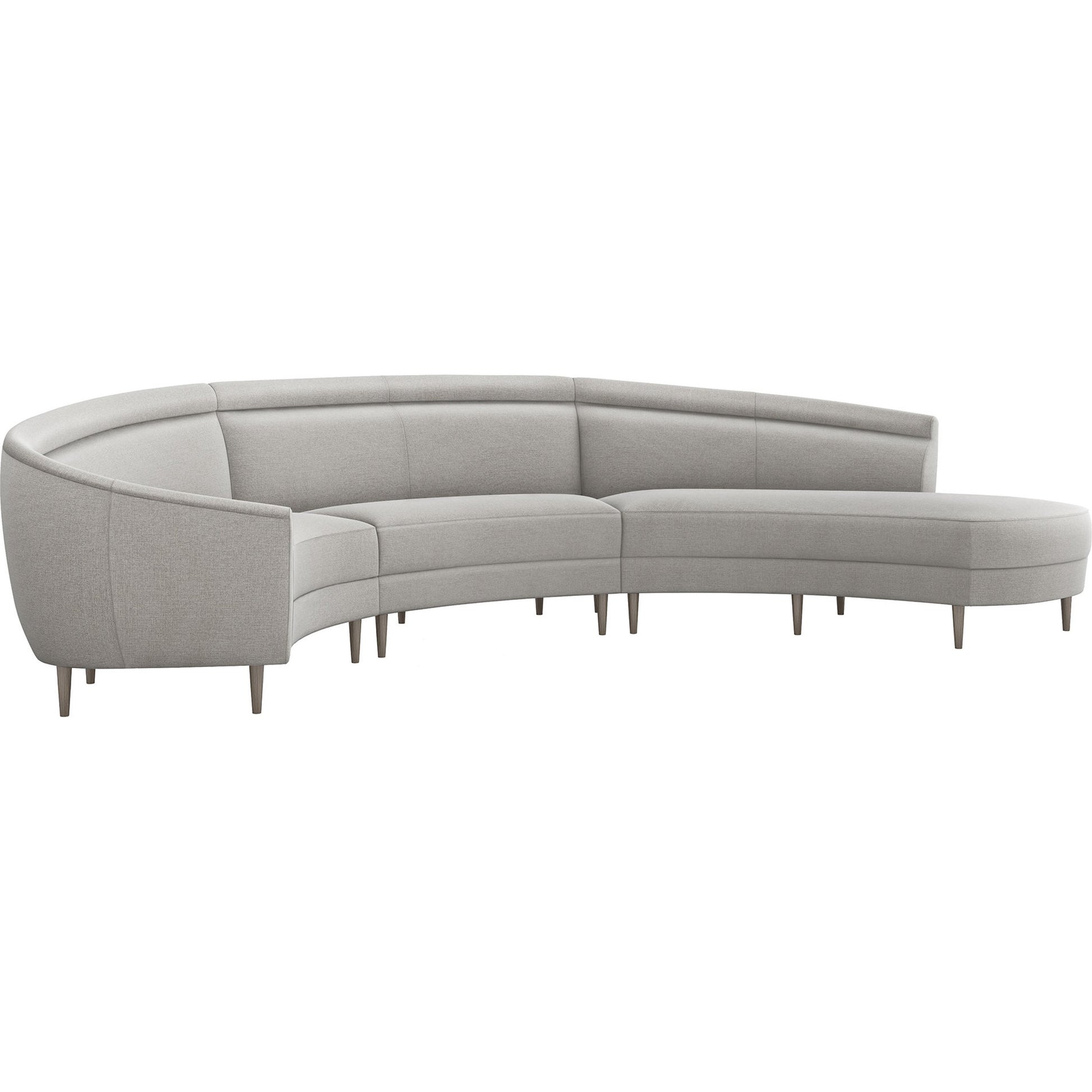 Capri Chaise Sectional Right Facing by Interlude Home. Made from unique in a transitional style.