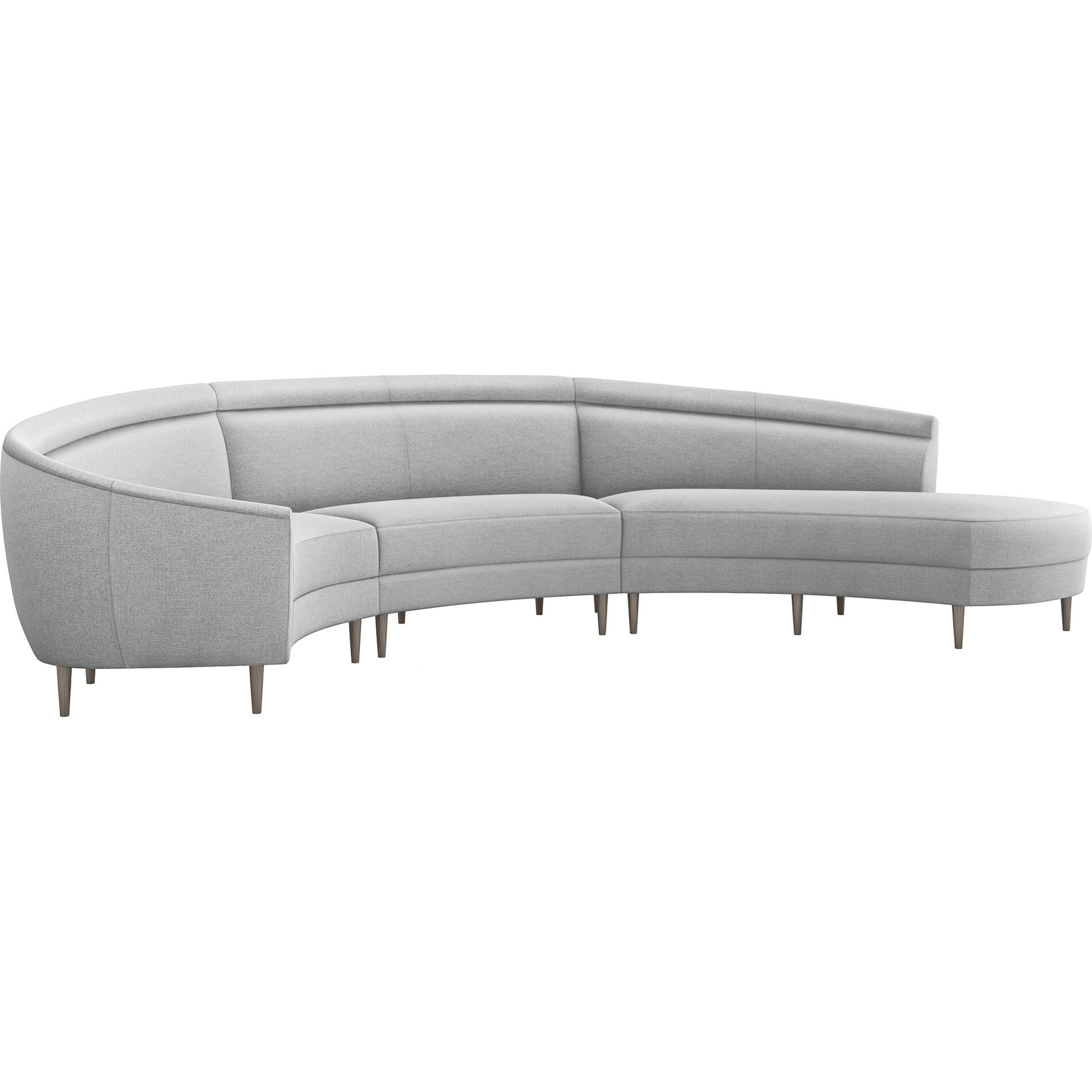 Capri Chaise Sectional Right Facing by Interlude Home. Made from unique in a transitional style.