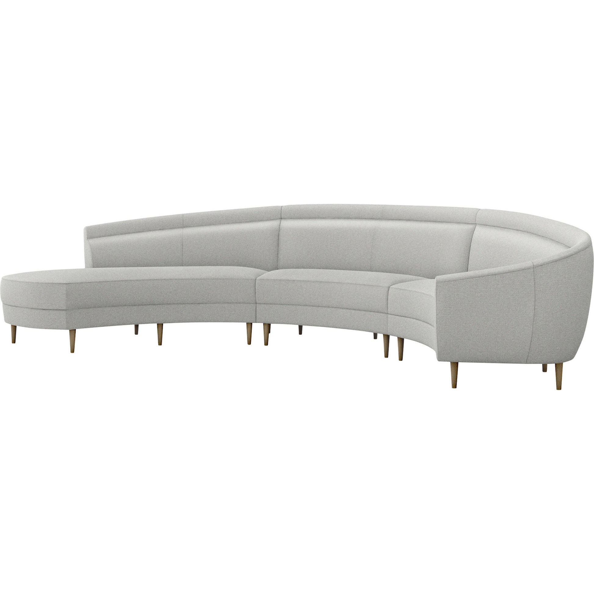 Capri Chaise Sectional Left Facing by Interlude Home. Made from unique in a transitional style.