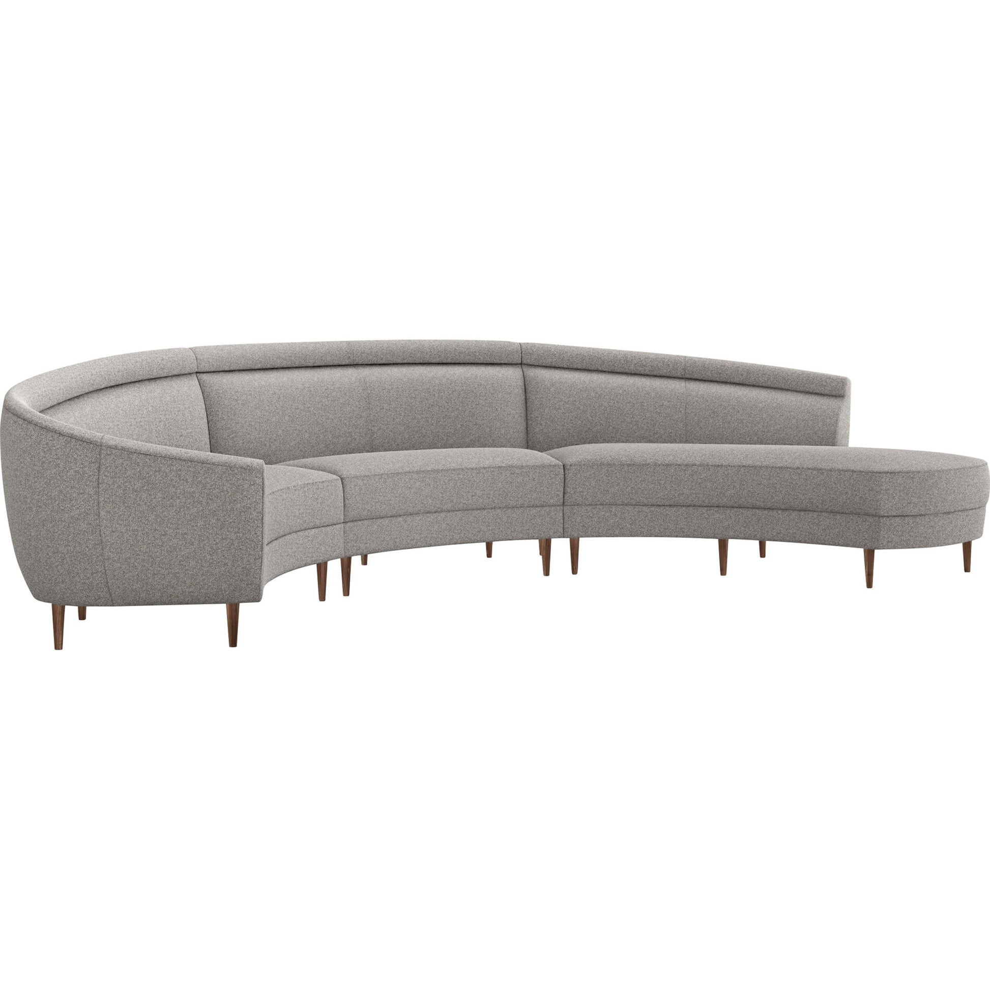 Capri Chaise Sectional Left Facing by Interlude Home. Made from unique in a transitional style.